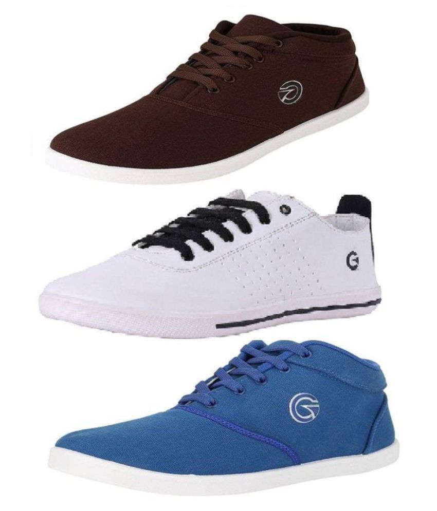 Globalite Sneakers Combo Sneakers Black Casual Shoes